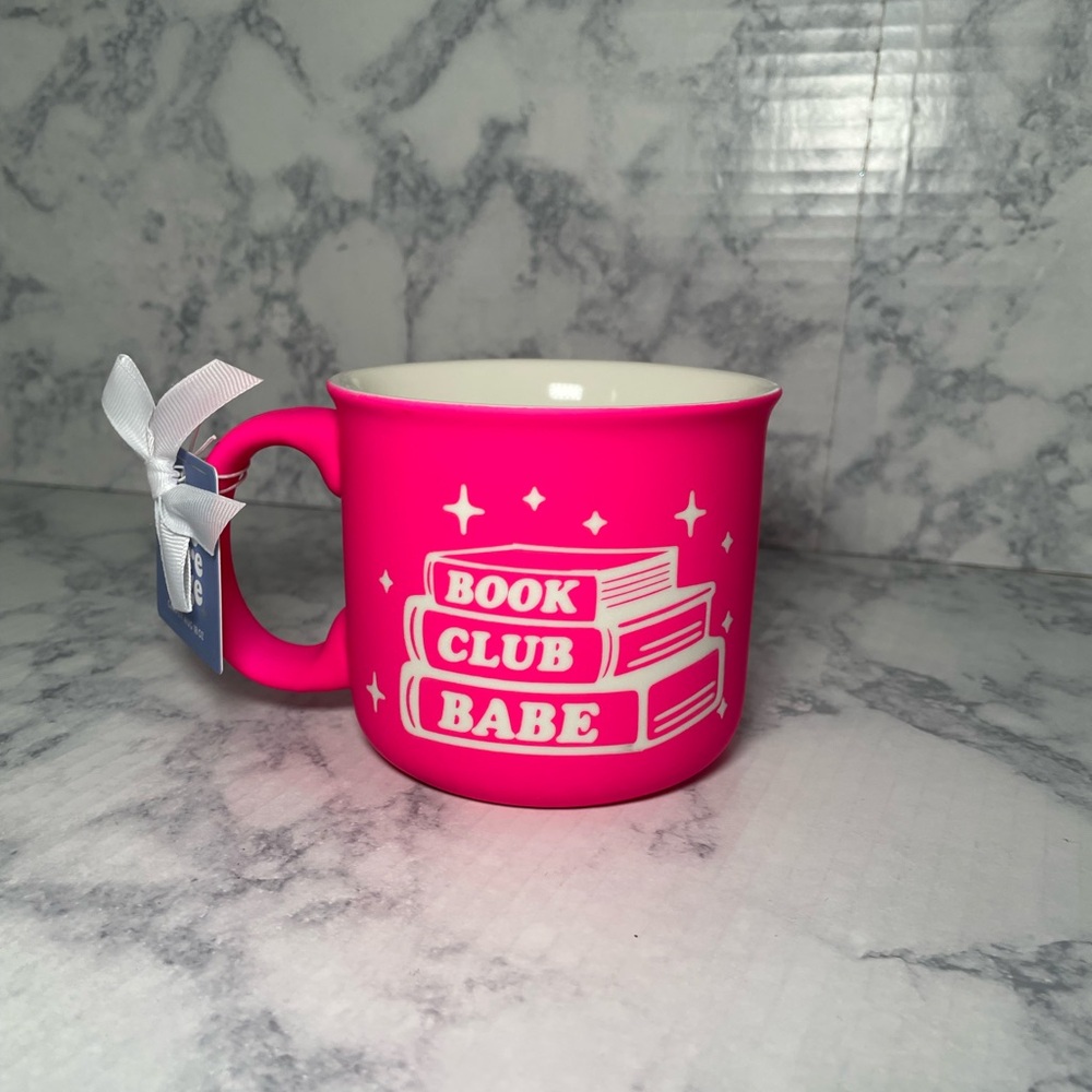 Pink Book Club Babe Mug